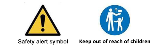 請勿讓兒童接觸 請勿讓兒童接觸