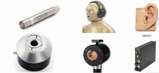 仿真軀干、仿真嘴、人工耳、自由場麥克風等高端配件